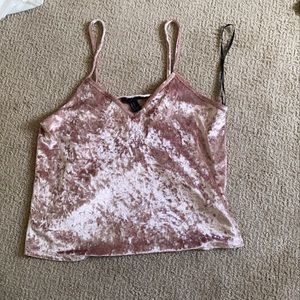pink tank top